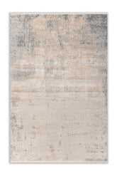 Asterlane Abstract Snow White & Neutral Gray Color Rug - Asterlane